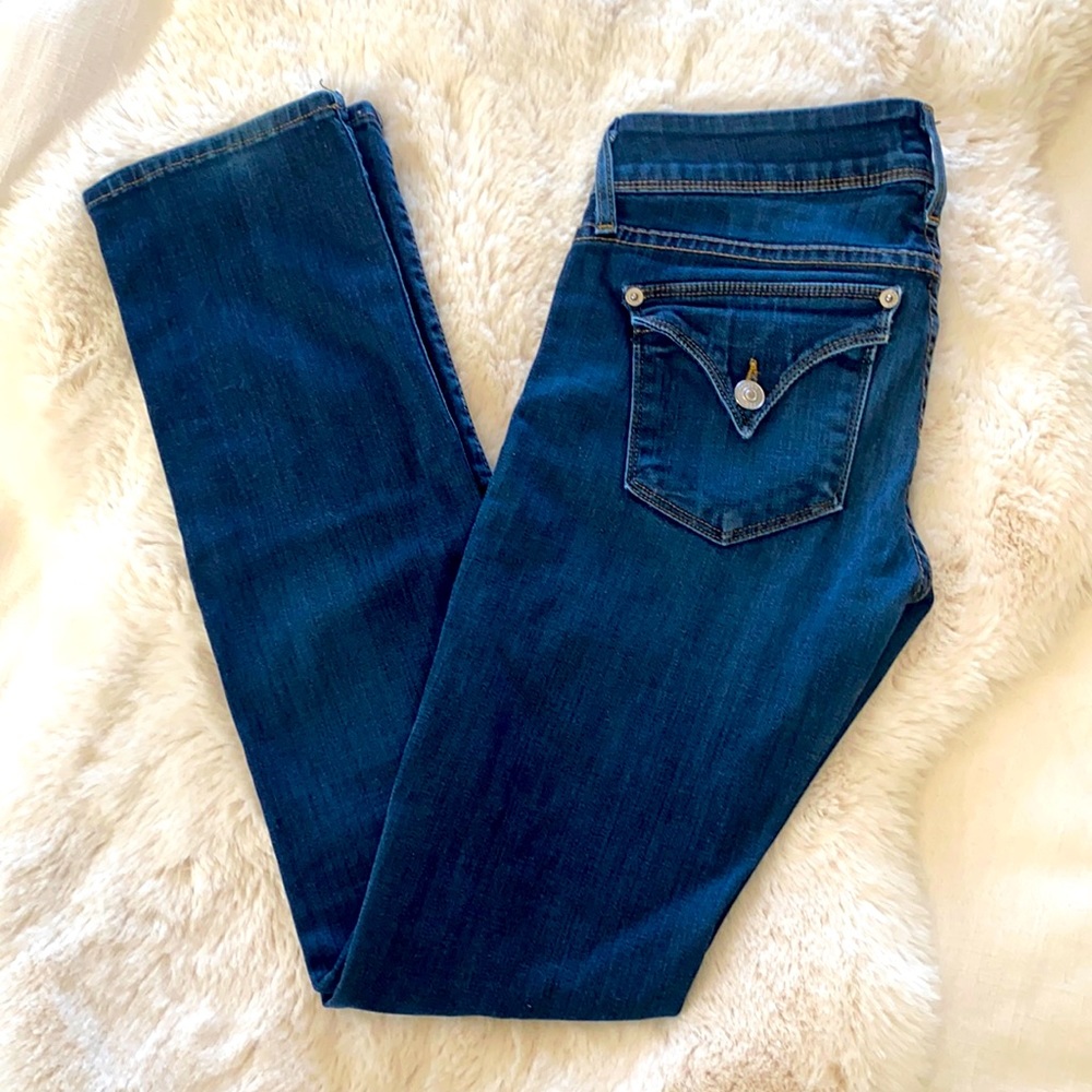 Hudson size 24 straight leg denim jeans